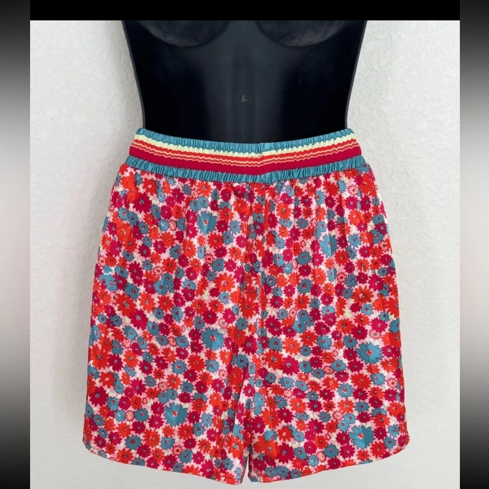 NWOT Free People Pajama Talk Womens Floral Pajama Set size medium, adorable - Picture 6 of 11